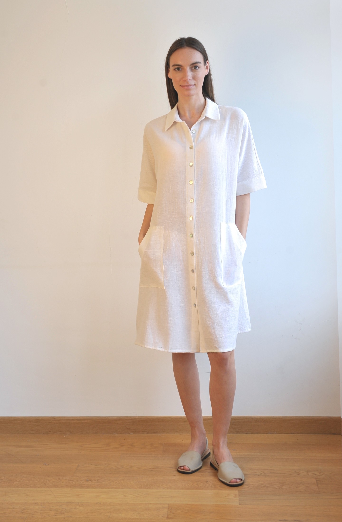 Off-White SILE MINI SHIRT DRESS