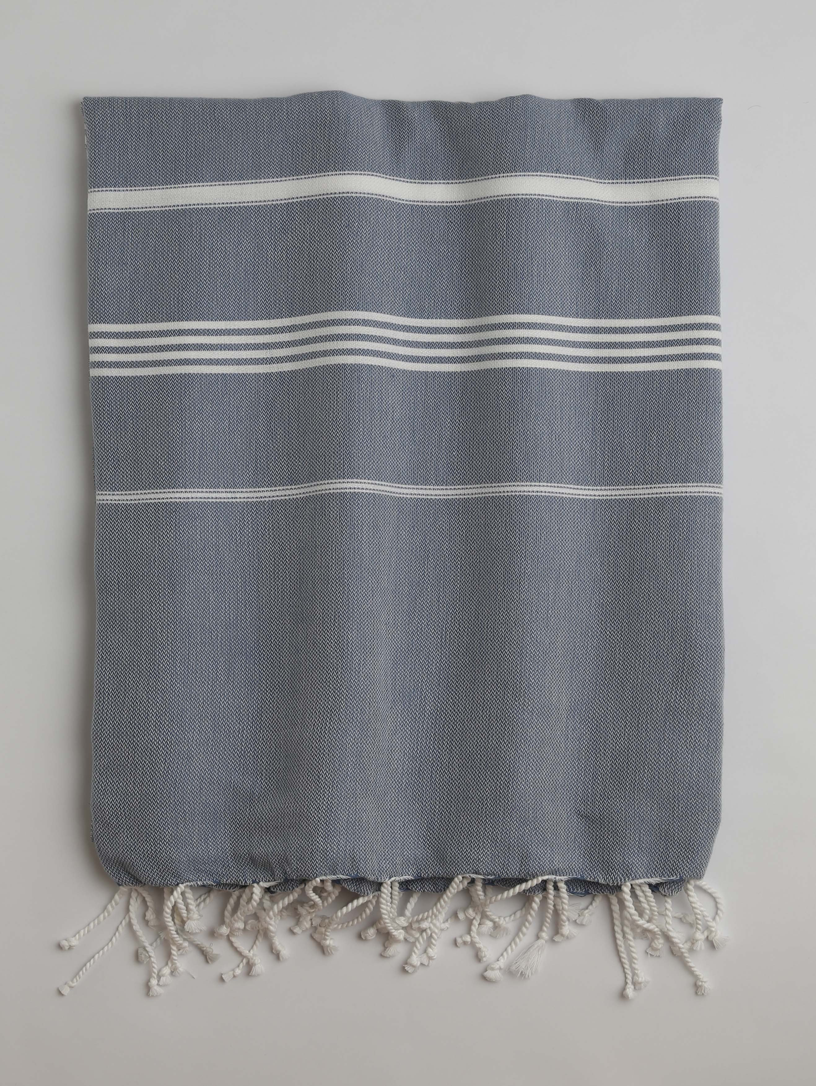 Jeans Blue-White Classic Large Turkish Towel