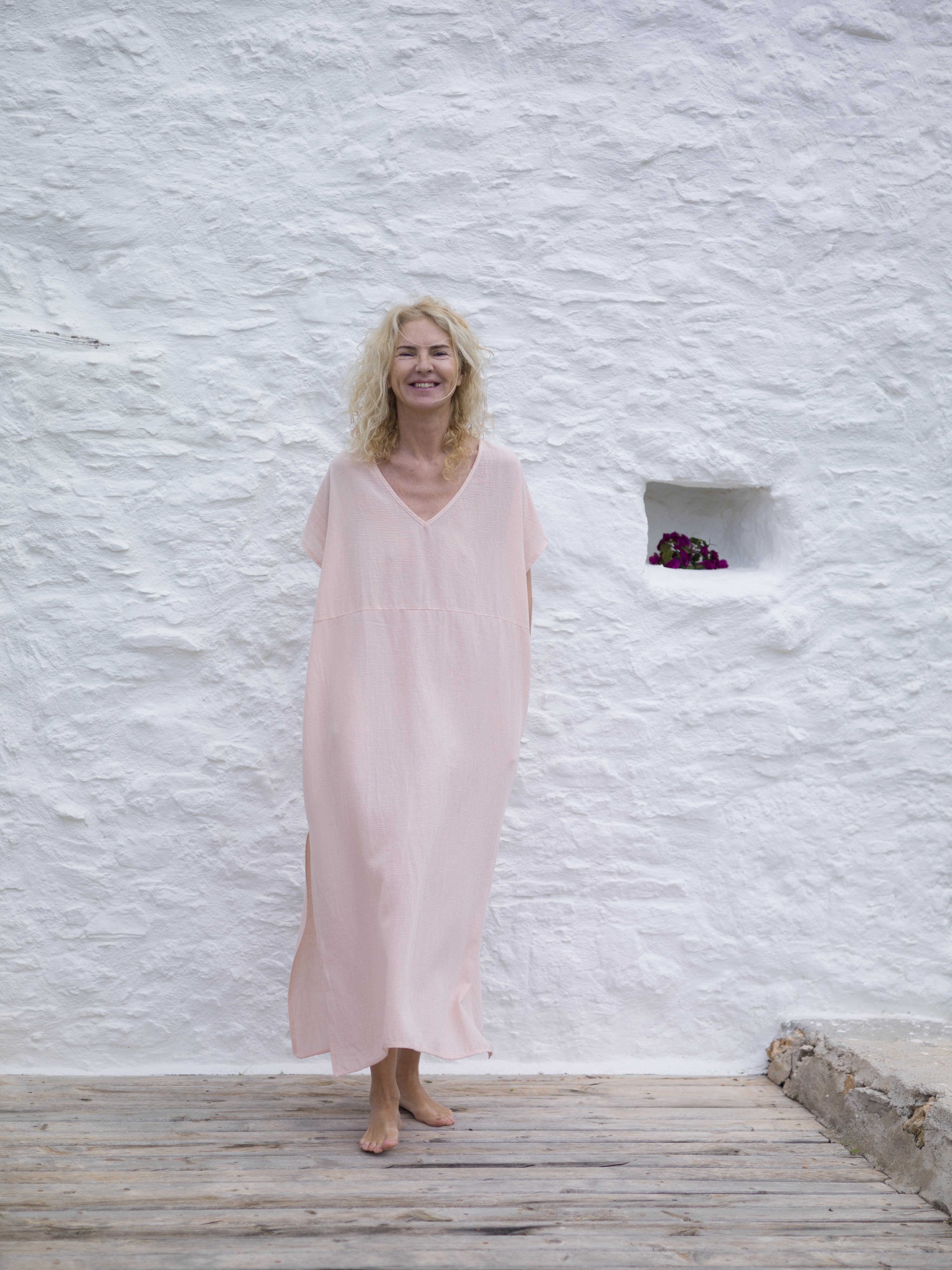 Blush Sile Classic Caftan