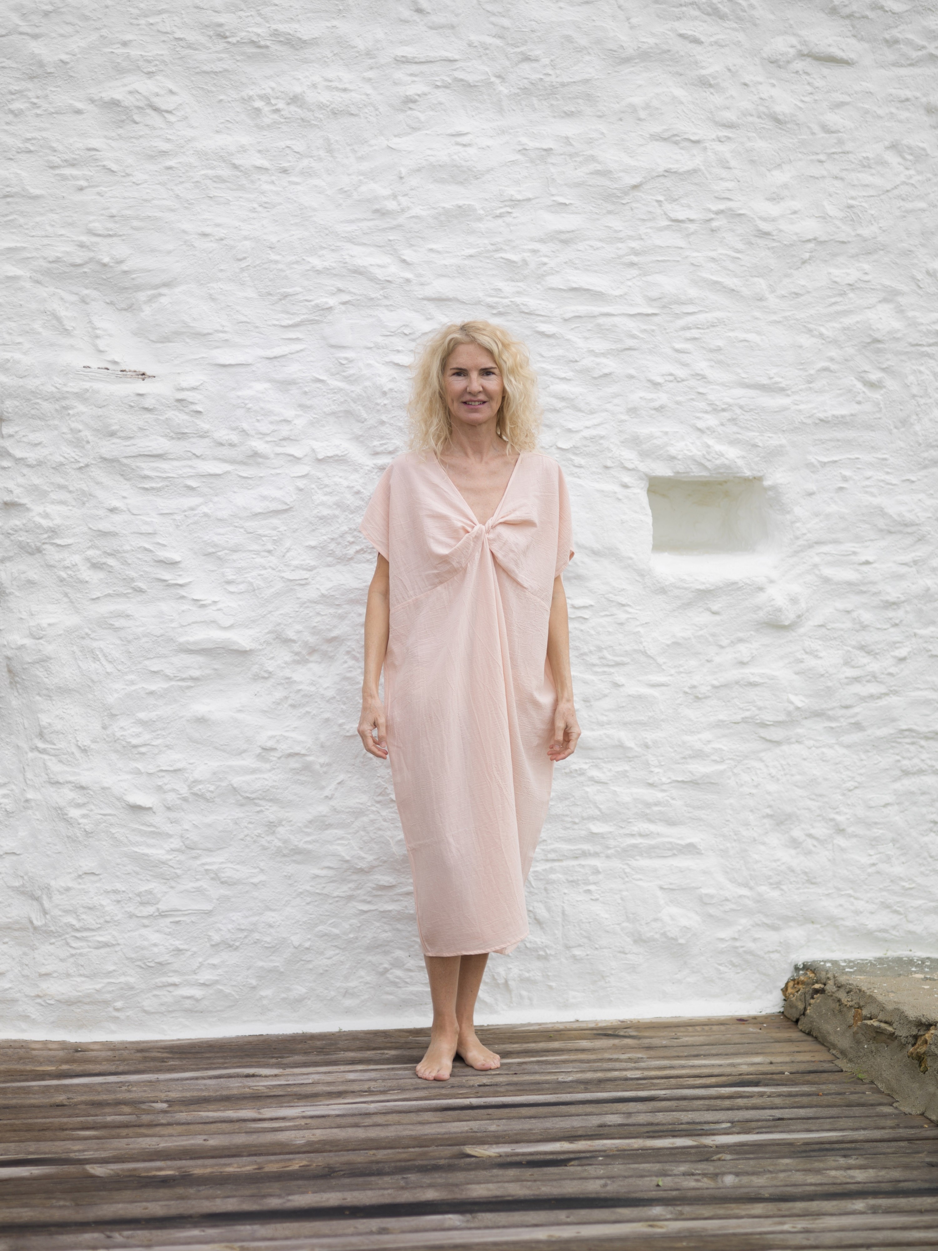 Blush Sile Twist Dress