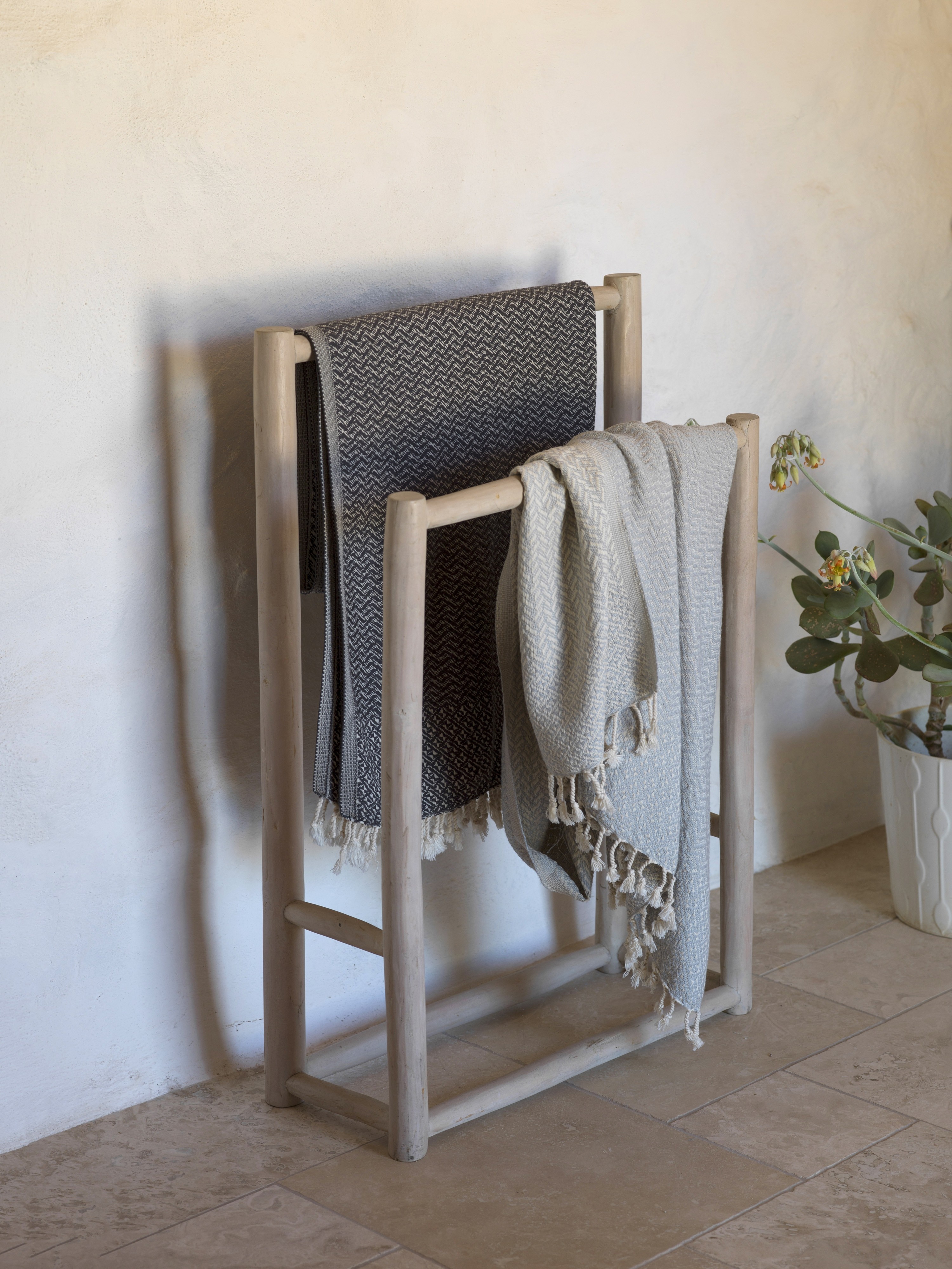 Light Grey Double Sided Throw