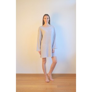 Grey Striped Sile Tunic