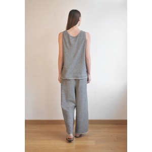 Charcoal SILE SLEEVELESS TOP