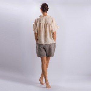 Sile Collared Top