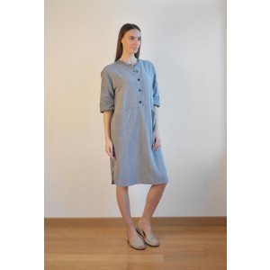 Marine Sile Tunic Dress