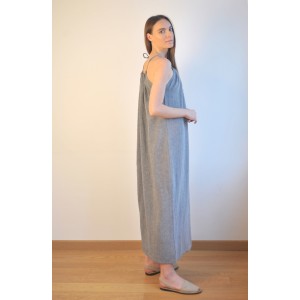 Marine Sile Halter Dress