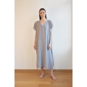 Grey Sile Basic Dress