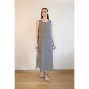 Charcoal / Grey SILE SLEEVELESS DRESS