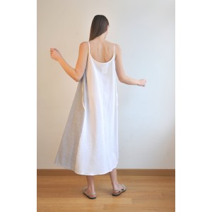 Off-White / Marine Striped SILE  SUNDRESS