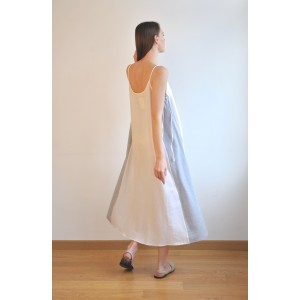 Off-White / Marine Striped SILE  SUNDRESS