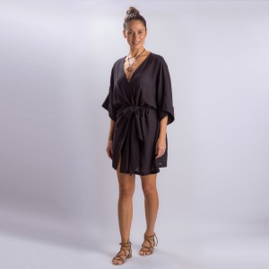 Sile Mini Wrap Dress