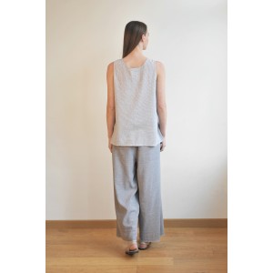 Grey SILE LOOSE PANTS