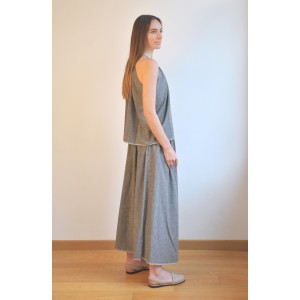 Charcoal SILE LONG SKIRT