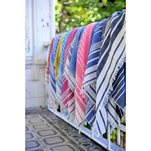 Navy Helen Turkish Towel