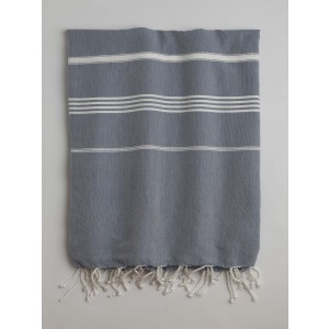 Jeans Blue-White Classic Large Turkish Towel