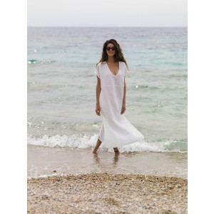 Off White Sile Classic Caftan