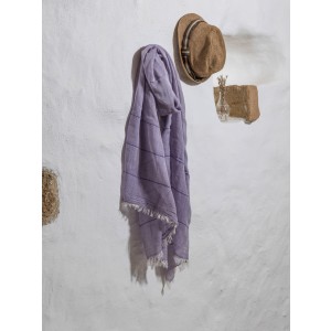 Purple Helen Gauze Scarf