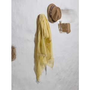 Yellow Helen Gauze Scarf