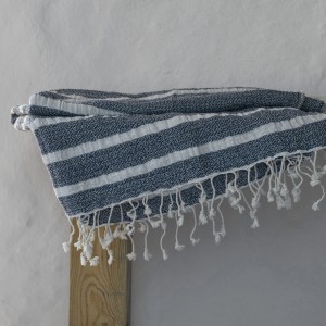 Marine Gauze Cotton Striped Turkish Towel