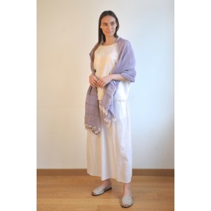 Purple Helen Gauze Scarf