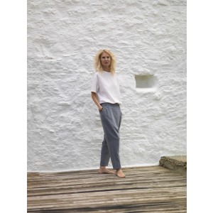 Marine Sile Fold Over Pant