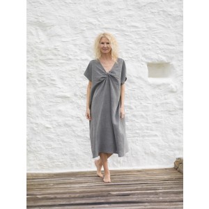 Charcoal Sile Twist Dress