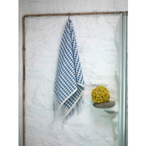 Marine Dotted Terry Hand Towel