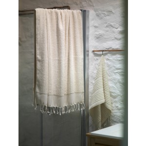 Natural Ottoman Terry Bath Towel