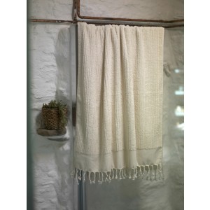 Natural Ottoman Terry Bath Towel