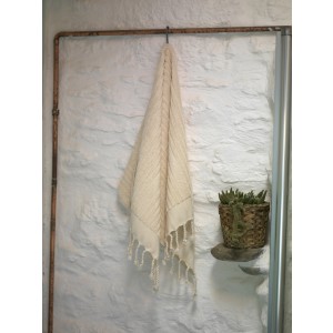 Natural Ottoman Terry Hand Towel