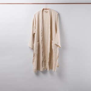 Muslin Bathrobe in Cotton Nope Yarn