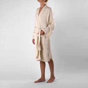 Muslin Bathrobe in Cotton Nope Yarn