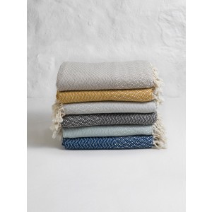 Beige Double Sided Throw