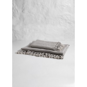 Light Grey Waffle Bath Towel