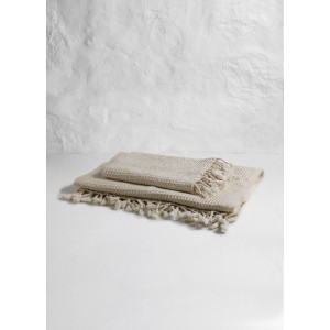 Natural Waffle Bath Towel