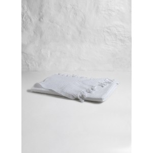 White Waffle Bath Towel