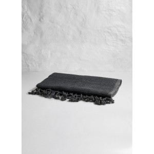 Dark Grey Waffle Hand Towel