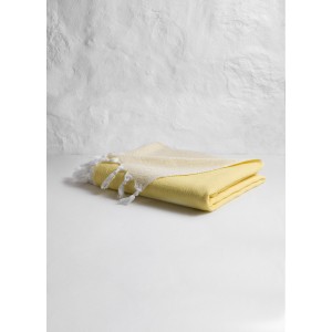 Yellow Plain Turkish Towel