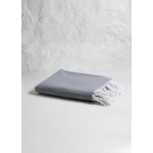 Dark Gray Plain Turkish Towel