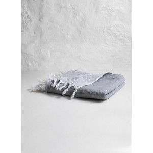 Dark Gray Plain Turkish Towel