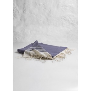  Grey Blue Olympos Turkish Towel