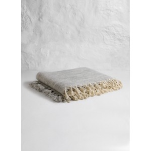 Grey Plain Throw