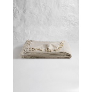 Natural Plain Throw