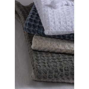 Khaki Waffle Bath Towel