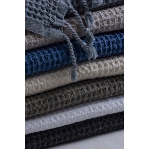 Marine Waffle Hand Towel