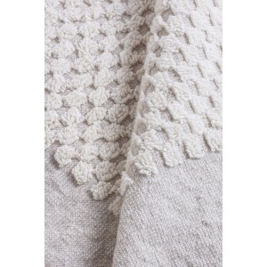 Natural/Taupe Dotted Terry Hand Towel