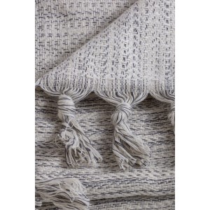 Grey Plain Throw