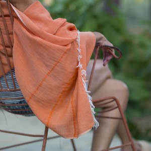 Orange Helen Scarf