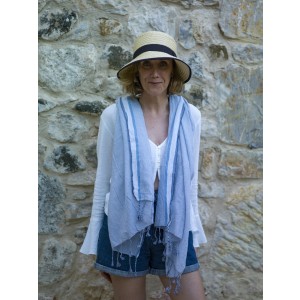 Blue Ayvalik Scarf