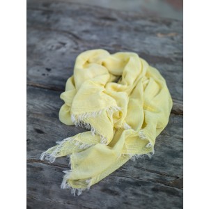 Yellow Helen Gauze Scarf